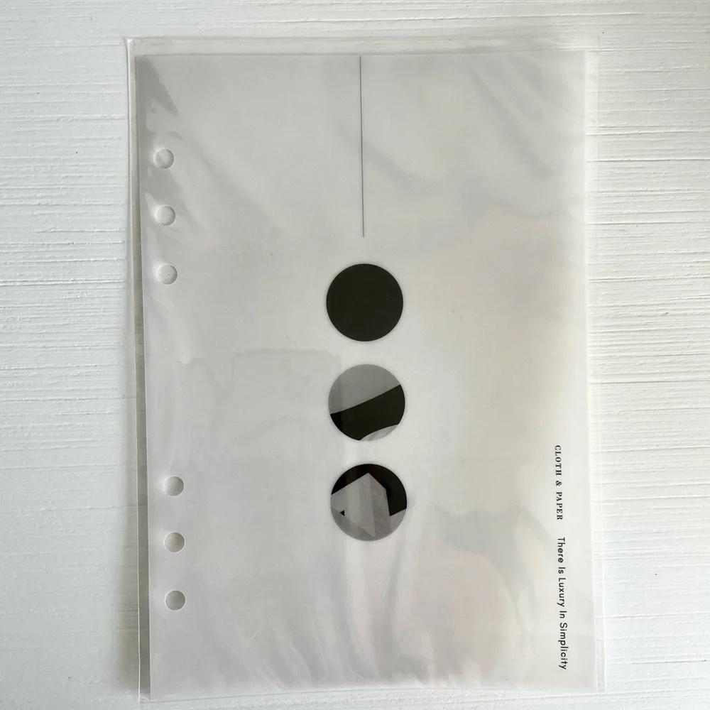 Cloth & Paper 3 Circle A5 Vellum Dashboard